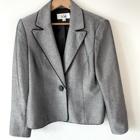 Le Suit shinny grey jacket - Picture 1 of 10
